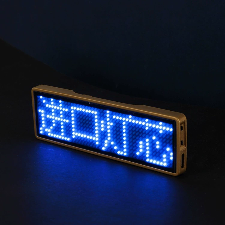 LED-дисплей на визитке, экран для бизнес-карты, номер рабочего места, блеск и слова о вине
