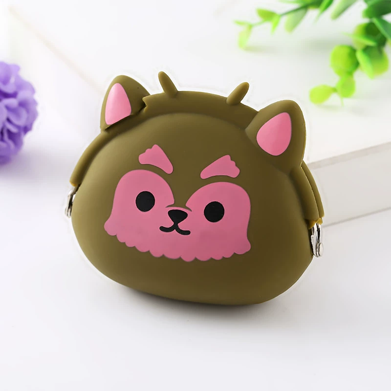 Small cartoon cute wallet, small bag, key bag