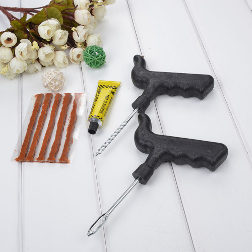Car vacuum tire repair tool self-repairing set motorcycle electric battery car tire special emergency repair strip