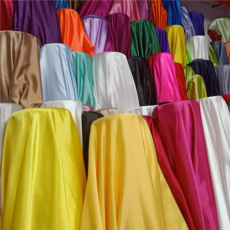 色丁布料礼盒内衬里布丝绸布婚庆装饰舞台背景布装饰布绸缎色织