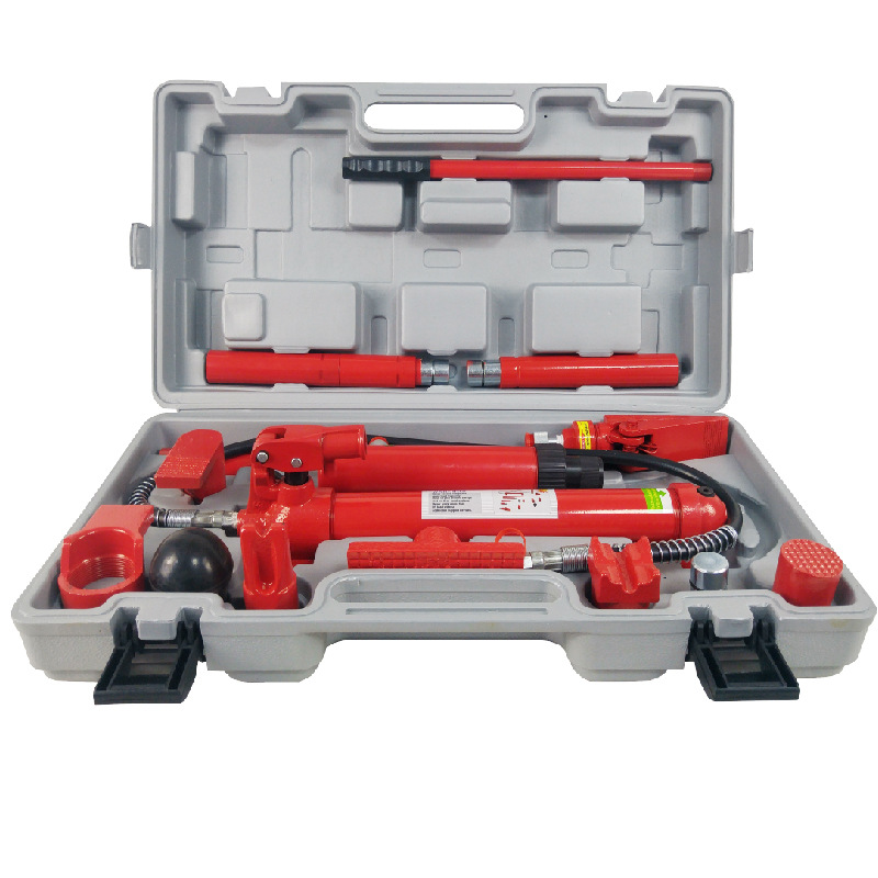 Herramienta hidráulica desmontable de 10 toneladas para reparación de chapa automotriz, corrección de abolladuras y desplazamiento de metales.