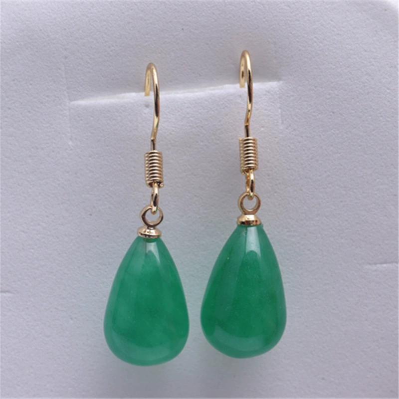 Fashionable earrings jade, wholesale