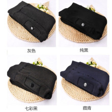 厂家批发冬季男童保暖耐磨抗起球一体裤 加绒加厚七彩棉男九分裤