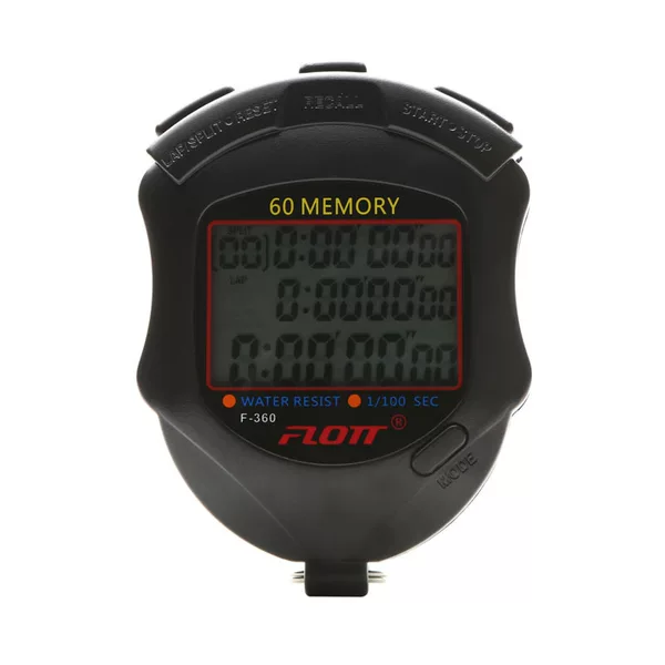 FLOTT Stopwatch F310/350 Timer Timing Multi-channel 3 Rows Display 0.01 Track and Field Sports Referee Tool