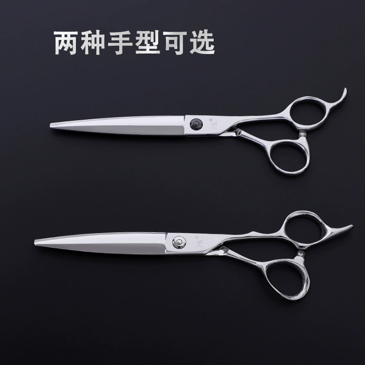 JK от руки Профессиональный Стилист красоты Парикмахерские ножницы для тонкой полировки в наличии прямая головка 2020 новый продукт может быть отправлен от имени
