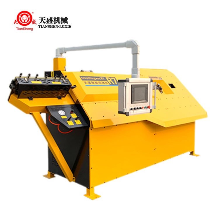 天盛R7型电脑数控钢筋弯箍机 全自动折弯切断机 箍筋一次成型设备