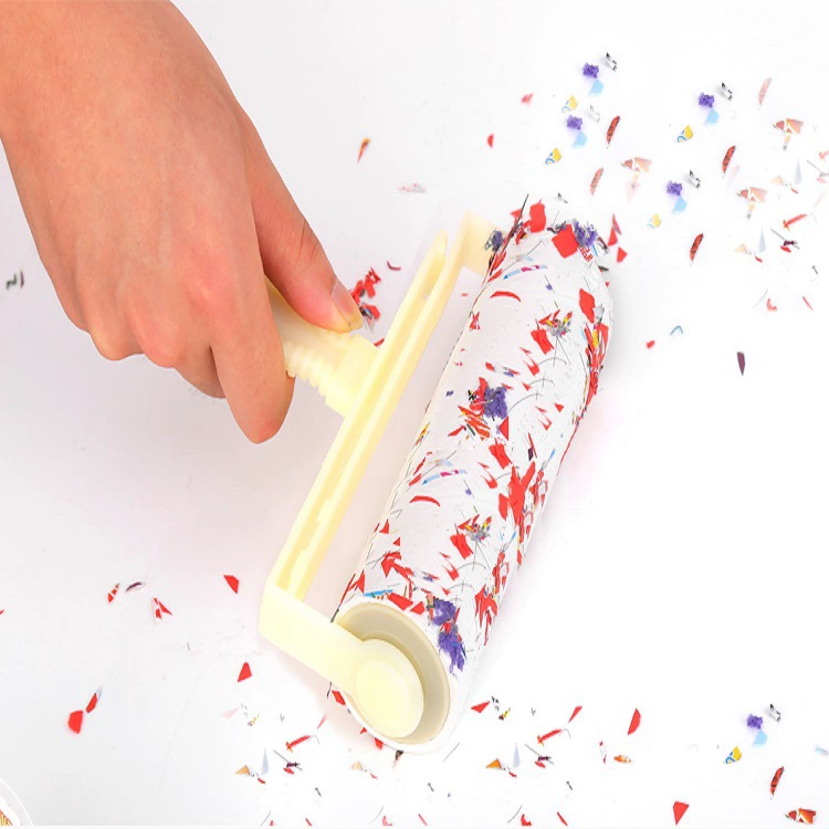 Manufacturer Jingdeli Hair Adhesive Roller Paper Hair Adhesive Replacement Core Inclined Tear Hair Large Replacement Core Wholesale