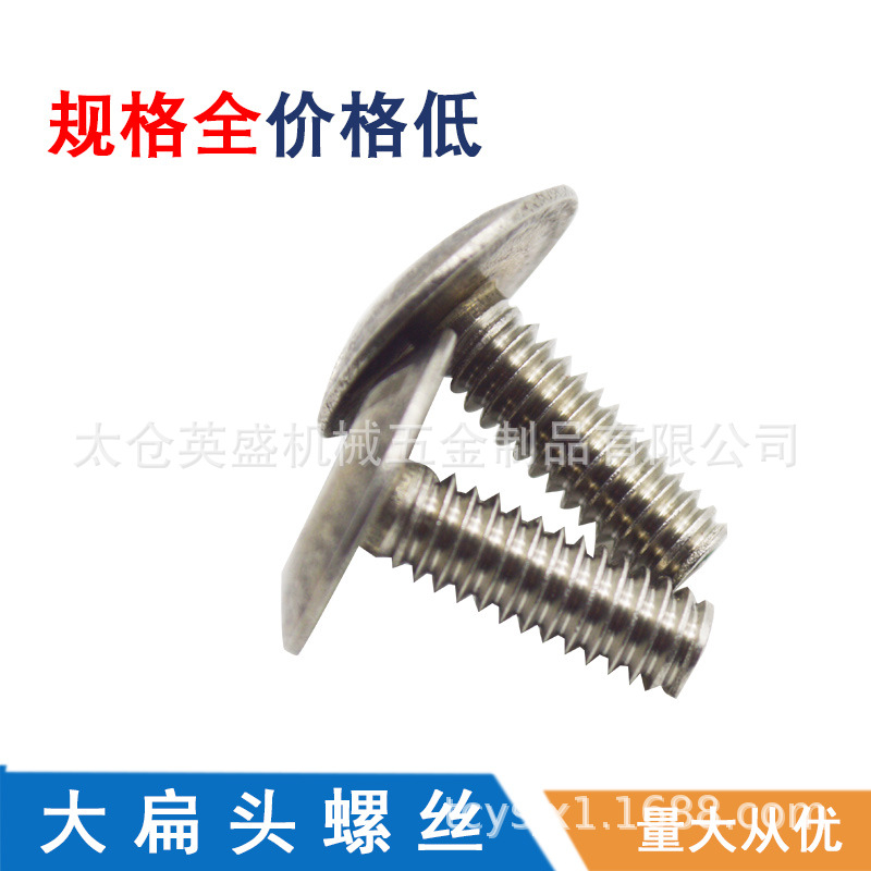 304不锈钢大扁头自攻螺丝 蘑菇头伞头自攻螺丝 M3-M10自攻螺丝