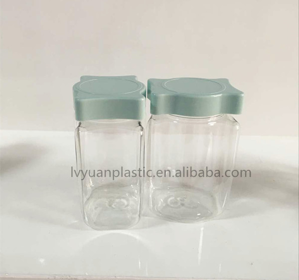供应PET800ml方瓶 燕麦瓶 瓜子瓶 糖果瓶 棒棒糖瓶 食品级罐