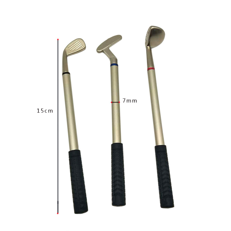 Estudiante creativo aprendizaje Premio papelería regalo Golf deportes creativo bolsa de golf titular la pluma traje