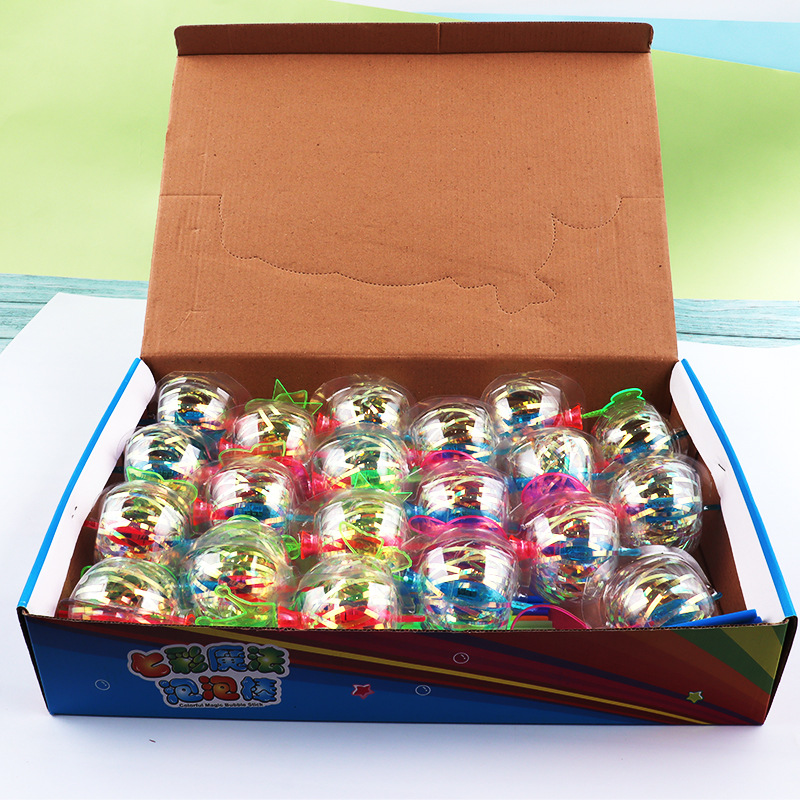 다채로운 매직 버블 스틱