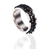 Ring stainless steel, chain, does not fade, European style