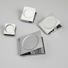 现货供应金属方形磁铁夹 强磁夹子30mm38mm 45mm 54mm冰箱贴各种