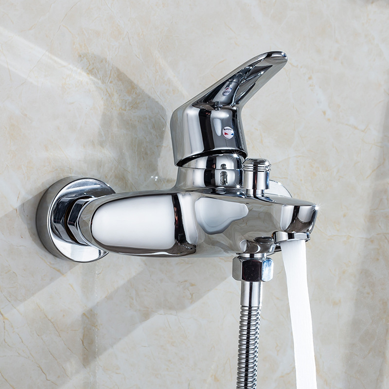 Heavenly King Bathroom Household Bathroom Toilet New Gem Triple Faucet Bathtub Faucet Hot and Cold Water Mixing Valve