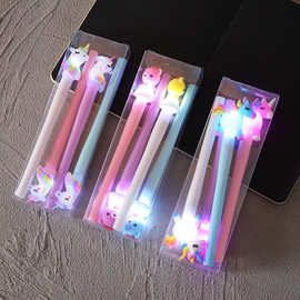 创意盒装4支装发光笔套装实体店精品店学校学生步行街文具套装笔