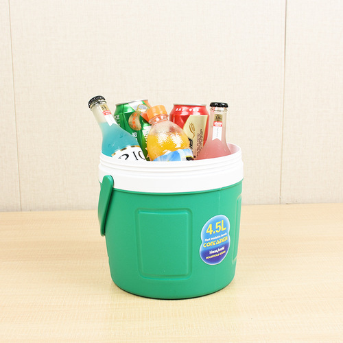 2L 4.5L 6L Plastic Sealed Ice Bucket Insulated Cooler Box Cool Portable Car Refrigerated Box with Lid Preservation Box Insulation Bucket