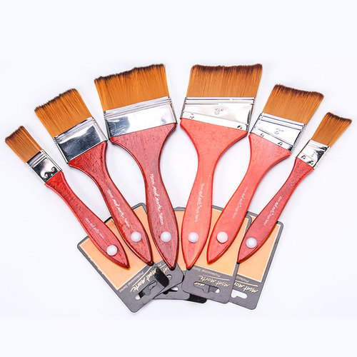Montmartre 6 nylon hair brushes, studio oil painting brushes, shading brushes, gouache row brushes, wall painting acrylic paint brushes