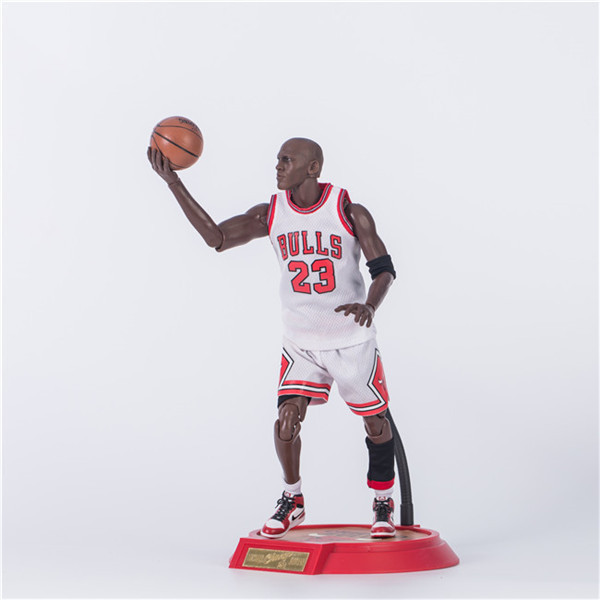 Nba Basketball Star Michael Jordan No. 23 White 1/6 Movable Boxed Figure Model Nba Basketball Star Michael Jordan No. 23 White 1/6 Movable Boxed Figure Model