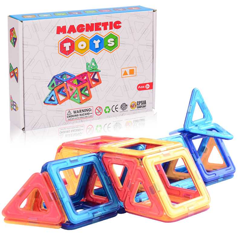 Bloques de construcción magnéticos educativos para niños, 40 piezas, magnéticos puros, juguetes magnéticos para niños, en stock transfronterizo. image 6