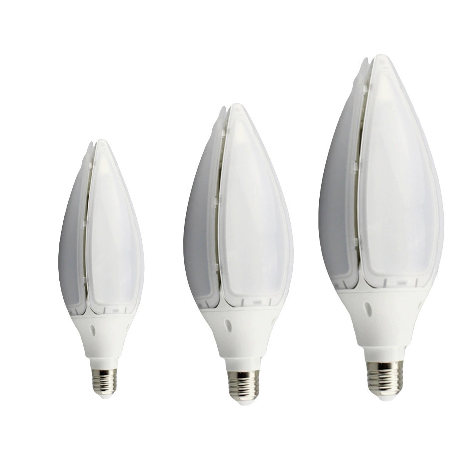 Светодиодный непромокаемый патч IP65 360 градусов огнестойкий E27 пластик алюминий 30W50W80W ракета лампа оливковая Кукуруза лампа