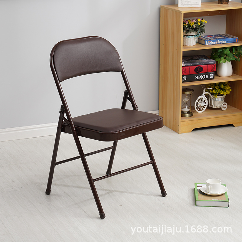 Silla plegable hogar taburete portátil de alquiler Oficina Conferencia ordenador comedor silla simple moderno dormitorio respaldo silla