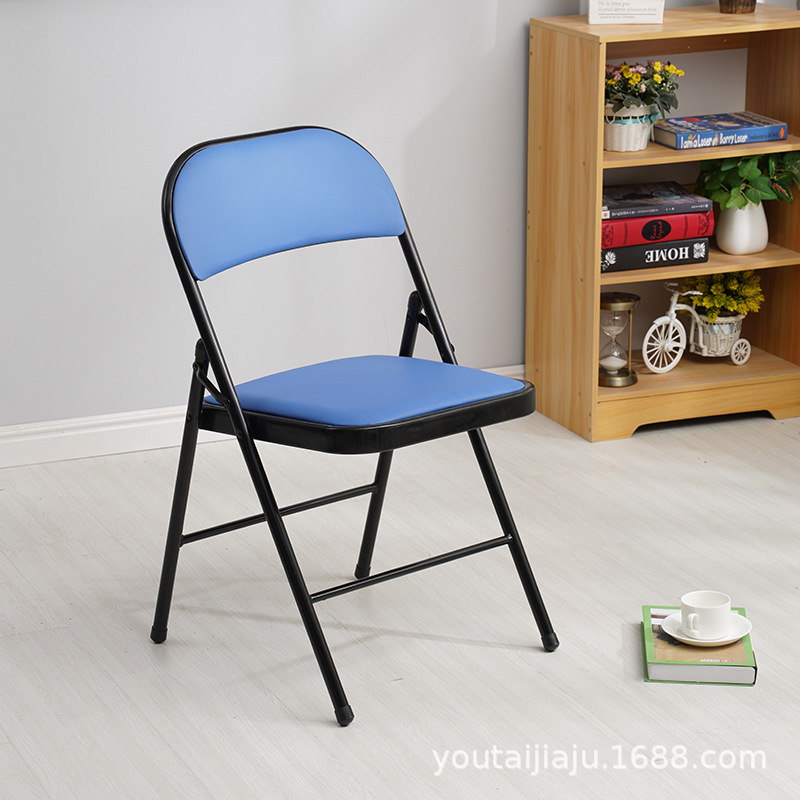 Silla plegable hogar taburete portátil de alquiler Oficina Conferencia ordenador comedor silla simple moderno dormitorio respaldo silla