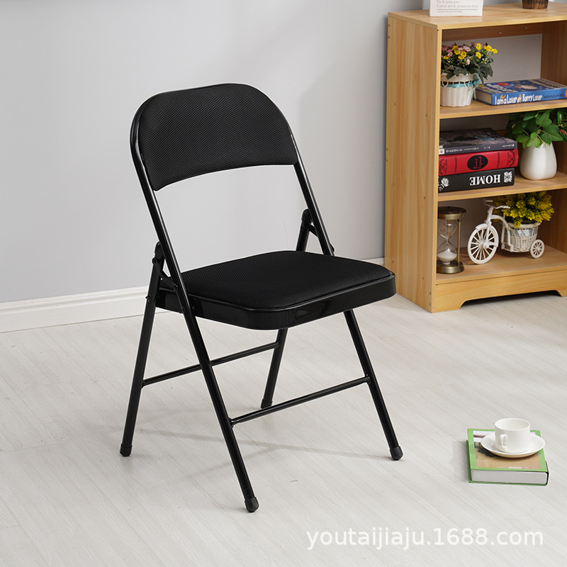 Silla plegable hogar taburete portátil de alquiler Oficina Conferencia ordenador comedor silla simple moderno dormitorio respaldo silla