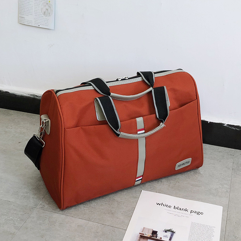 Bolso de viaje portátil europeo y americano bolso de equipaje de viaje de gran capacidad para hombres y mujeres bolso de viaje ligero de negocios bolsa de fitness