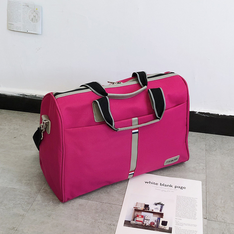 Bolso de viaje portátil europeo y americano bolso de equipaje de viaje de gran capacidad para hombres y mujeres bolso de viaje ligero de negocios bolsa de fitness