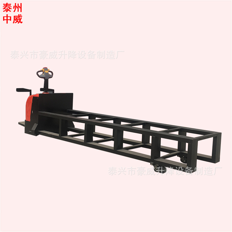 供应加长型电动地牛 踏板式电瓶升降老虎车 冷库房全自动托盘车