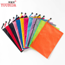 创意A4加厚足球纹资料文件袋牛津布收纳文件袋文具袋收纳产检袋