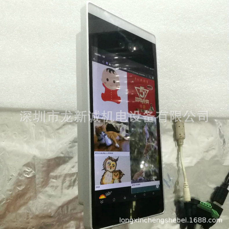 厂家推荐 人脸识别门禁 闸机 动态人脸识别门禁机显示屏外壳