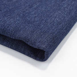 厂家批发 弹力平纹牛仔复合摇粒绒时尚服装牛仔裤加绒保暖面料