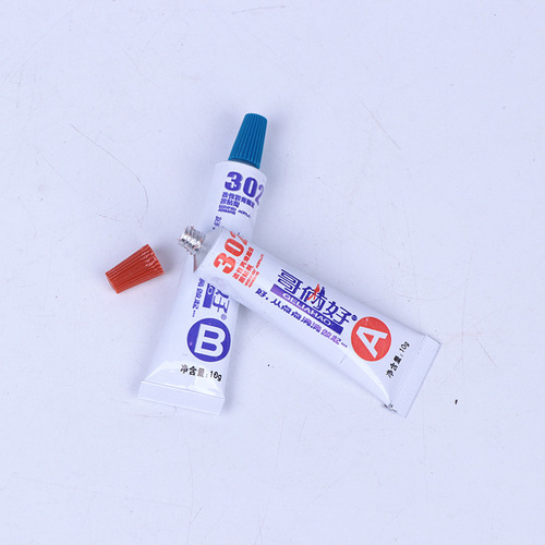 Brothers good AB glue 302 modified acrylic fast drying metal PVC wood ab adhesive wholesale glue