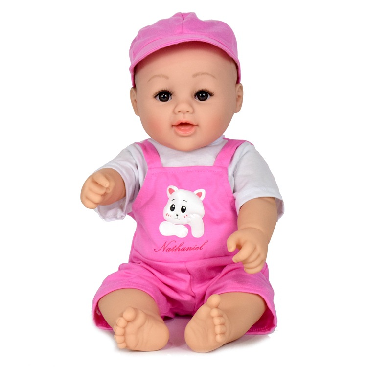 아기 목욕 어린이 장난감 시뮬레이션 귀여운 아기 장난감 인형 웃음 부드러운 접착제 인형 모델 새로운 소품