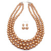 Fashionable necklace from pearl, European style