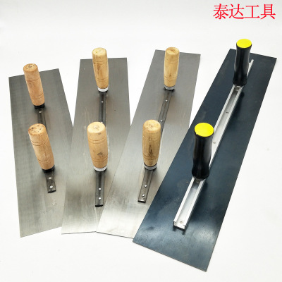 厂家直供双柄抹子 大抹子收光 加长 瓦工抹子 可调节双手大板抹子