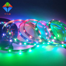 5V内置2812单点单控裸板幻彩LED灯条30灯/M跑马流星5050全彩灯带