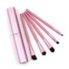 Five pink pinks of aluminum pipes