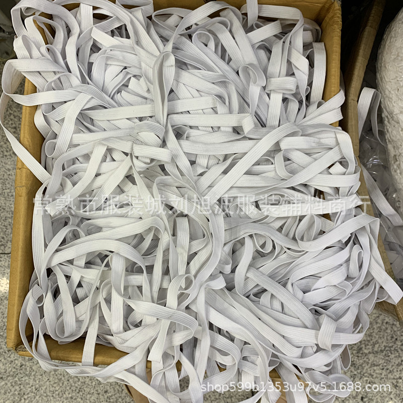 厂家直供束腰腰带散装宽松紧带勾边钩编收紧规格齐全