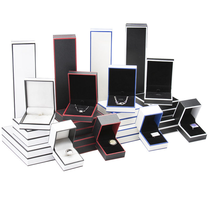 现货批发充皮纸首饰盒戒指盒项链盒套装盒手镯盒吊坠盒手串盒