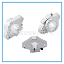 卧式支架轴承座SHF8 10菱形卧式支架光轴支撑座直线固定座轴承座