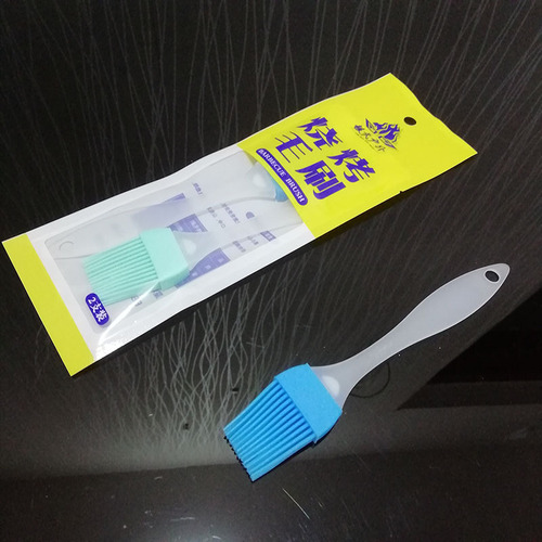 Directly approved by the manufacturer, wooden handle oil brush, silicone brush, baking and barbecue brush, wool brush, non-shedding, high temperature resistant barbecue tools