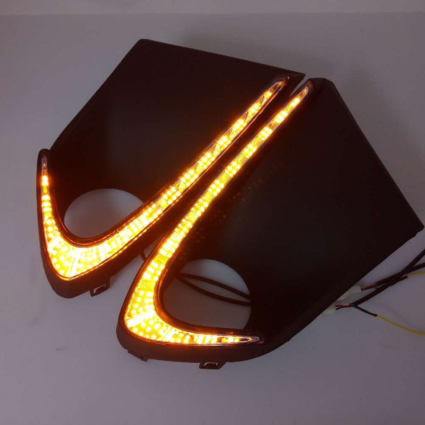 Aplicable a 16-17 Suzuki baleno luz diurna Suzuki baleno DRL Bani carretera señal de giro