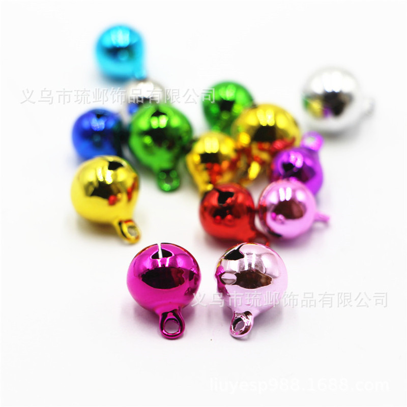 diy metal bell round bell color Christmas bell vacuum plating environmental protection color copper bell