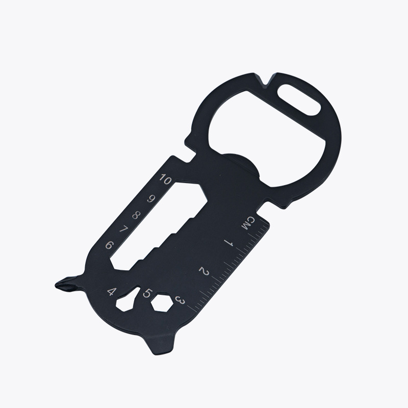 户外多功能EDC工具卡 创意开瓶器钥匙扣 随身多用小工具