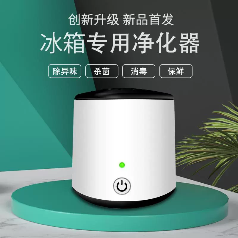 跨境新款冰箱除味器臭氧发生器DC5V干电池活氧杀菌消毒除臭机批发