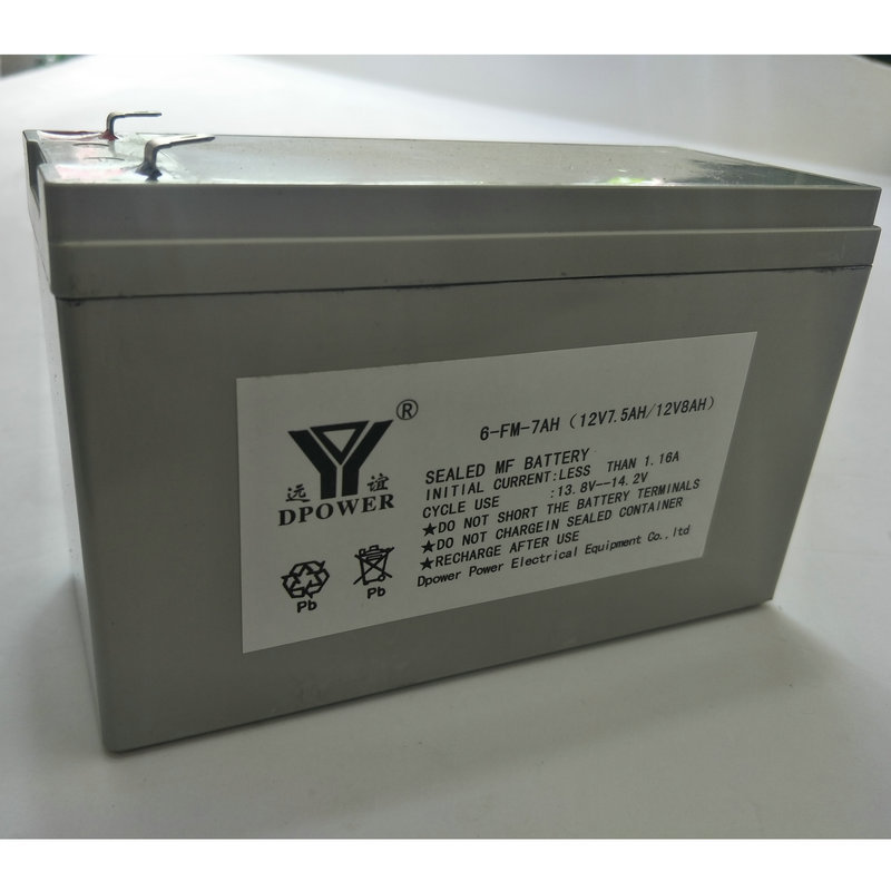 6-FM-8AH FM12V8AH免维护铅酸蓄电池地摊灯UPS电源 喷雾器安防等