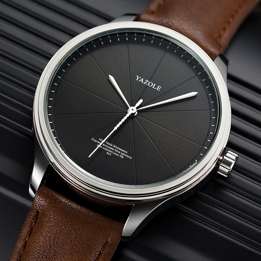Orologio da uomo al quarzo impermeabile semplice di nuova moda_voghion.com