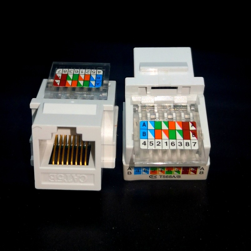 超5类电脑插座 TQ电脑插座 免打线模块 网络模块 信息模块